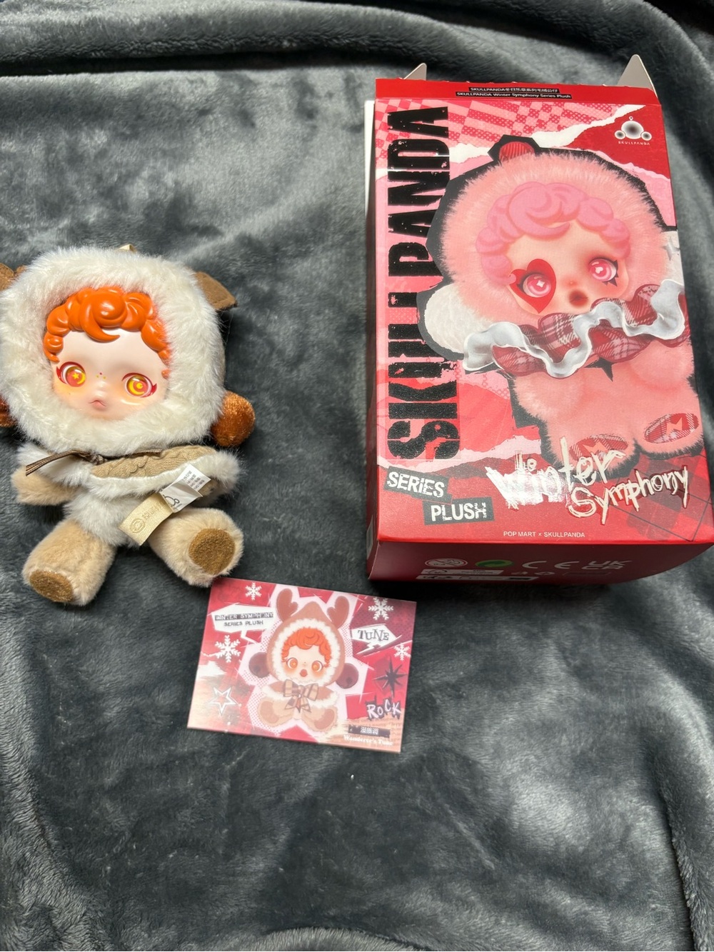 Winter Symphony Plush - Orange & Cream Plush Toy